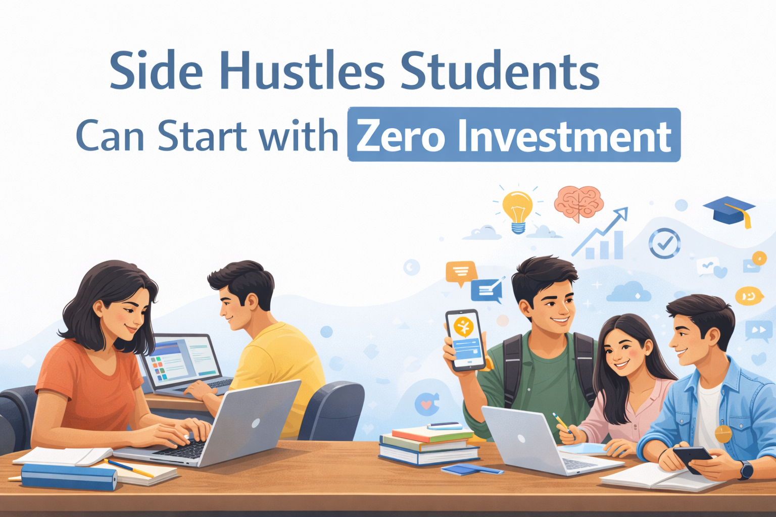 Students Can Start with Zero Investment