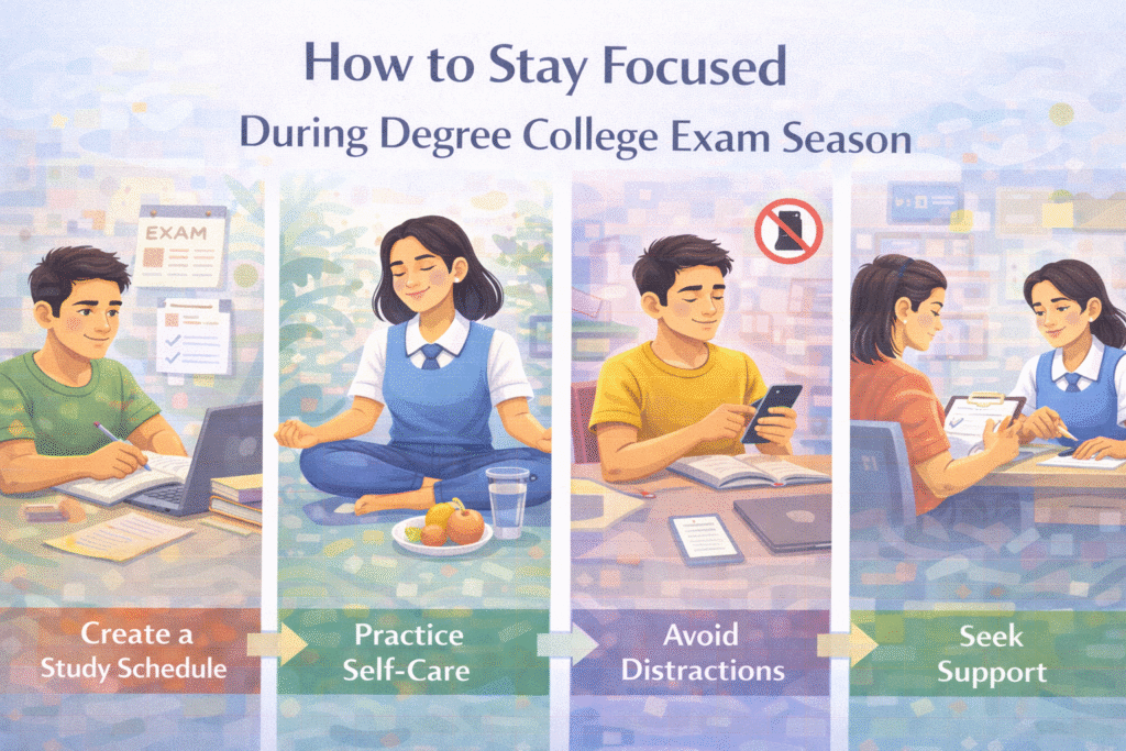 How to Stay Focused During Degree College Exam Season