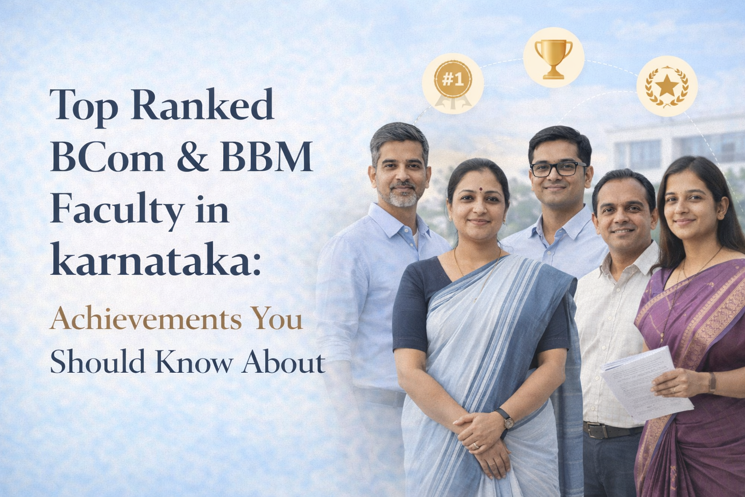 Top Ranked BCom & BBM Faculty in karnataka