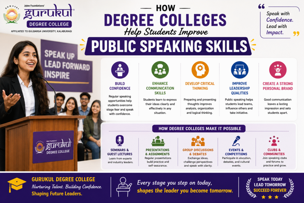 How Degree Colleges Help Students Improve Public Speaking Skills