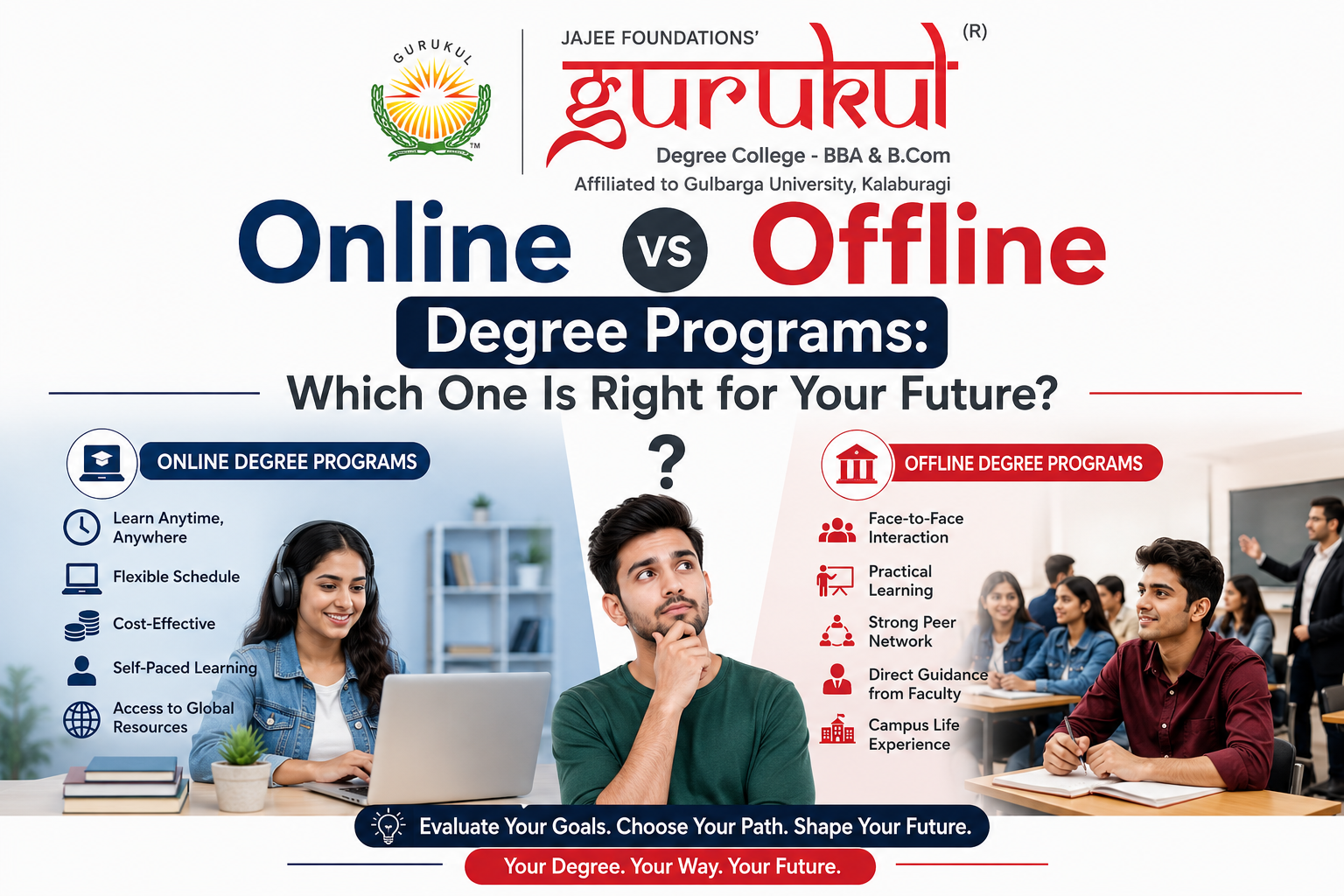 Online vs Offline Degree Programs