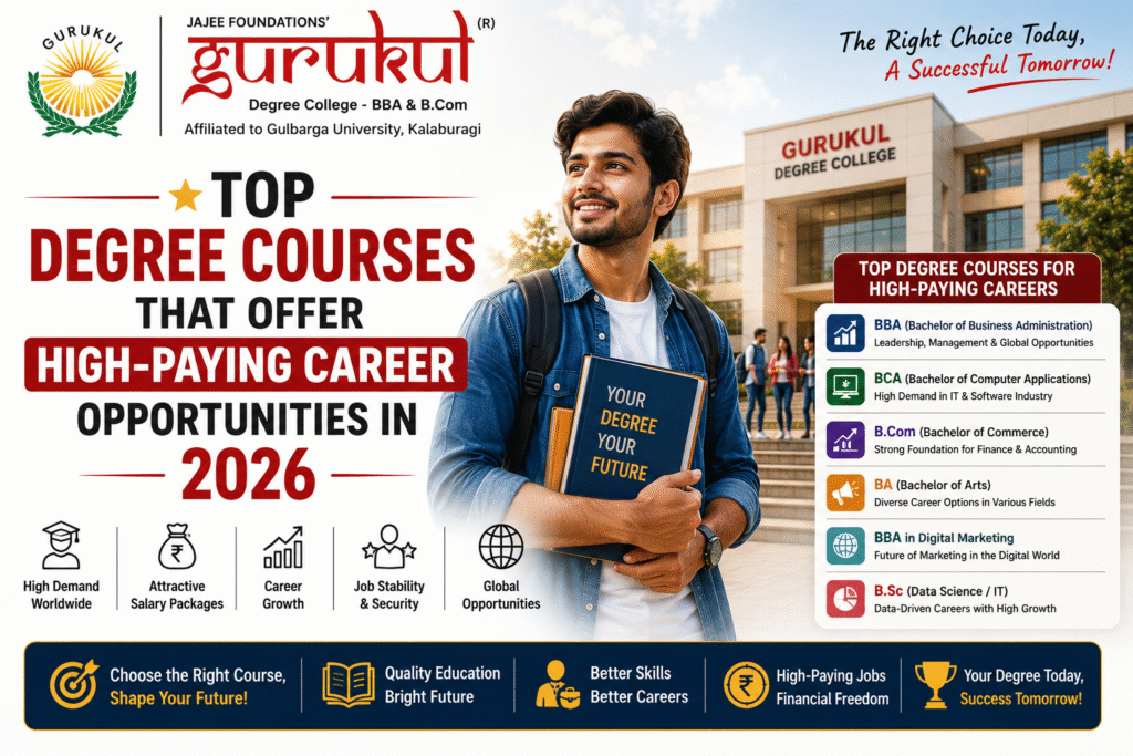 Top Degree Courses That Offer High-Paying Career Opportunities in 2026
