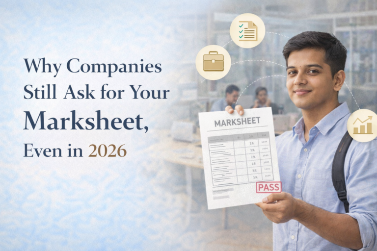 Why Companies Still Ask for Your Marksheet