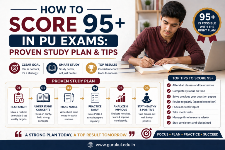 How to Score 95+ in PU Exams