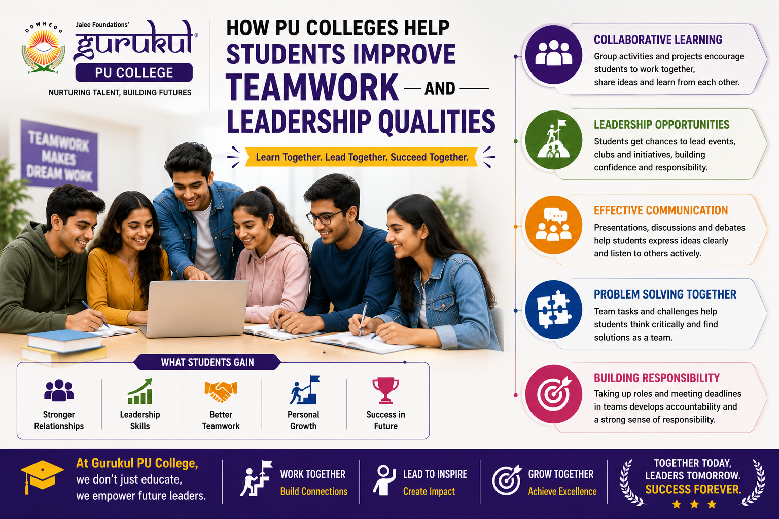 how PU colleges develop leadership skills